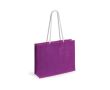 Sac en toile de jute personnalisable couleur fuchsia