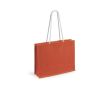 Sac en toile de jute personnalisable couleur orange