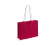 Sac en toile de jute personnalisable couleur rouge
