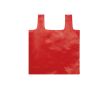 Sac de course personnalisable pliable couleur rouge