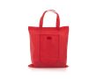 Sac pliable pour aller faire les courses couleur rouge