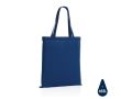 Sac tote bag en coton recyclé de 145g/m² couleur bleu