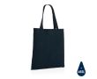 Sac tote bag en coton recyclé de 145g/m² couleur bleu marine