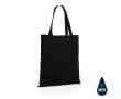 Sac tote bag en coton recyclé de 145g/m² couleur noir