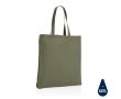Sac tote bag renforcé en coton recyclé couleur vert militaire