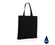 Sac tote bag renforcé en coton recyclé couleur noir