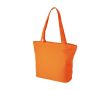 Sac avec grand compartiment et fermeture couleur orange