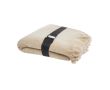 Couverture en mohair et RPET 215 g/m2 couleur beige