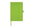 Carnet écologique recyclé avec logo couleur vert lime
