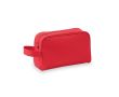 Trousse de toilette publicitaire avec anse couleur rouge