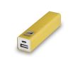 Batterie de secours personnalisable avec logo couleur jaune