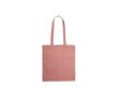 Tote bag avec logo en coton recyclé 120 g/m2 couleur rouge