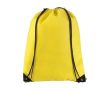Sac à dos cordon personnalisé avec le logo couleur jaune