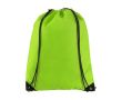 Sac à dos cordon personnalisé avec le logo couleur vert lime
