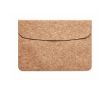 Sac pour ordinateur portable en liège couleur beige