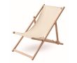 Chaises de plage personnalisées en bois couleur beige