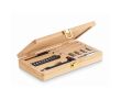 Ensemble d'outils personnalisé couleur bois