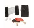 Kit de ping-pong avec filet enroulable couleur noir