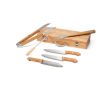 Ensemble d'ustensiles pour barbecue couleur naturel