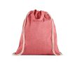 Sac en coton recyclé 140 gr/m2 couleur rouge
