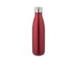 Gourde isotherme personnalisée en inox couleur rouge