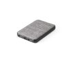 Batterie portable personnalisée en RPET couleur gris