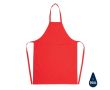 Tablier personnalisé durable couleur rouge