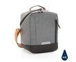 Sac isotherme au design urbain couleur gris foncé