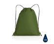 Sac à dos à cordons léger et recyclé couleur vert foncé