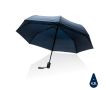Parapluie à ouverture et fermeture à bouton couleur bleu marine