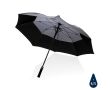 Parapluie anti-tempête bicolore couleur gris foncé