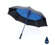Parapluie anti-tempête bicolore couleur bleu