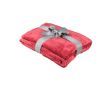 Couverture personnalisable en polyester couleur rouge