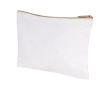 Trousse de toilette publicitaire en polyester couleur blanc