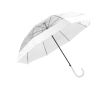 Parapluie transparent avec détail de couleur couleur blanc