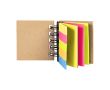 Bloc-notes à spirale avec couverture rigide couleur naturel