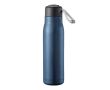 Bouteille avec fonction thermos et poignée couleur bleu