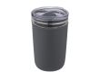 Verre en bambou avec fonction thermos couleur gris foncé