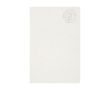 Carnet personnalisable souple recyclé couleur blanc cassé