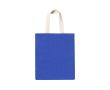 Sac en jute avec anses en coton 240 g/m2 couleur bleu
