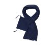 Foulard personnalisé en coton bio couleur bleu marine