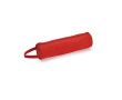 Trousse publicitaire au design cylindrique couleur rouge