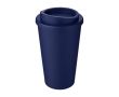 Verre à café à emporter en plastique couleur bleu foncé