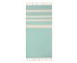 Serviette paréo recyclée 140 g/m2 couleur turquoise