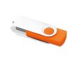 USB rotative avec clip blanc couleur orange