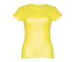 T-shirt personnalisable pour femme 150 g/m2 couleur jaune fluorescent