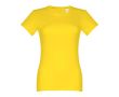 T-shirt blanc classique à col rond 190 g/m2 couleur jaune