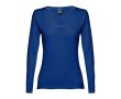 T- shirt pour femme avec manches longues couleur bleu roi
