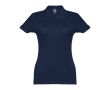 Polo avec logo entreprise femme 195 g/m2 couleur bleu foncé
