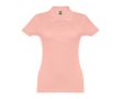 Polo avec logo entreprise femme 195 g/m2 couleur saumon
